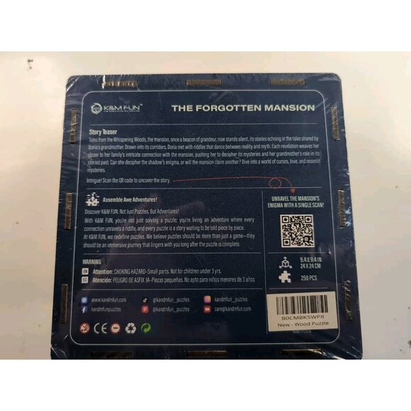 K&M Fun The Forgotten Mansion Puzzle Sealed 250 PCS Not Just A Puzzle - Picture 2 of 2